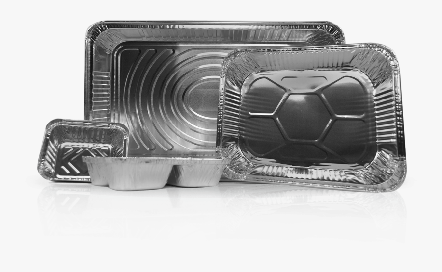 Tin Foil Trays - Monochrome, Transparent Clipart