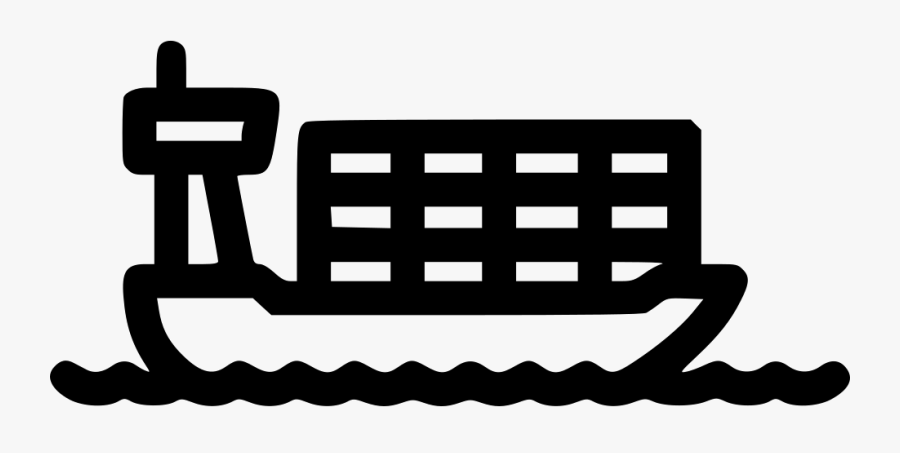 Ship Svg Cargo, Transparent Clipart