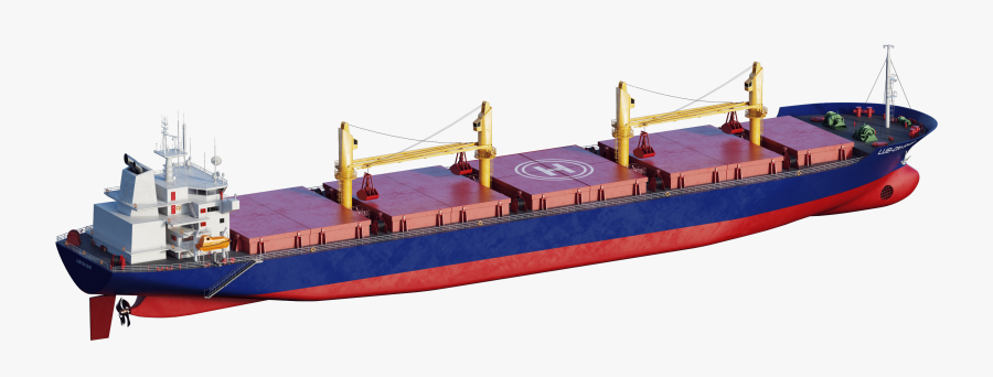 Cargo Ship Png - Feeder Ship, Transparent Clipart