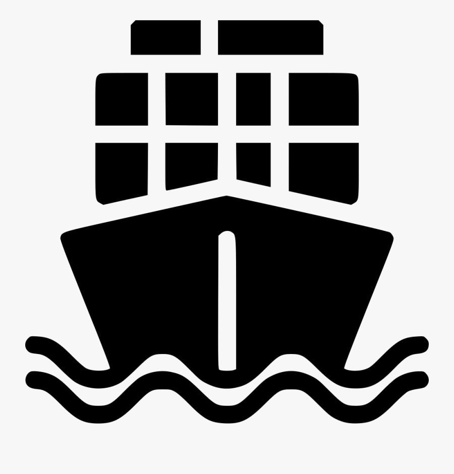 Cargo Svg Free Download - Cargo Ship Icon Png, Transparent Clipart