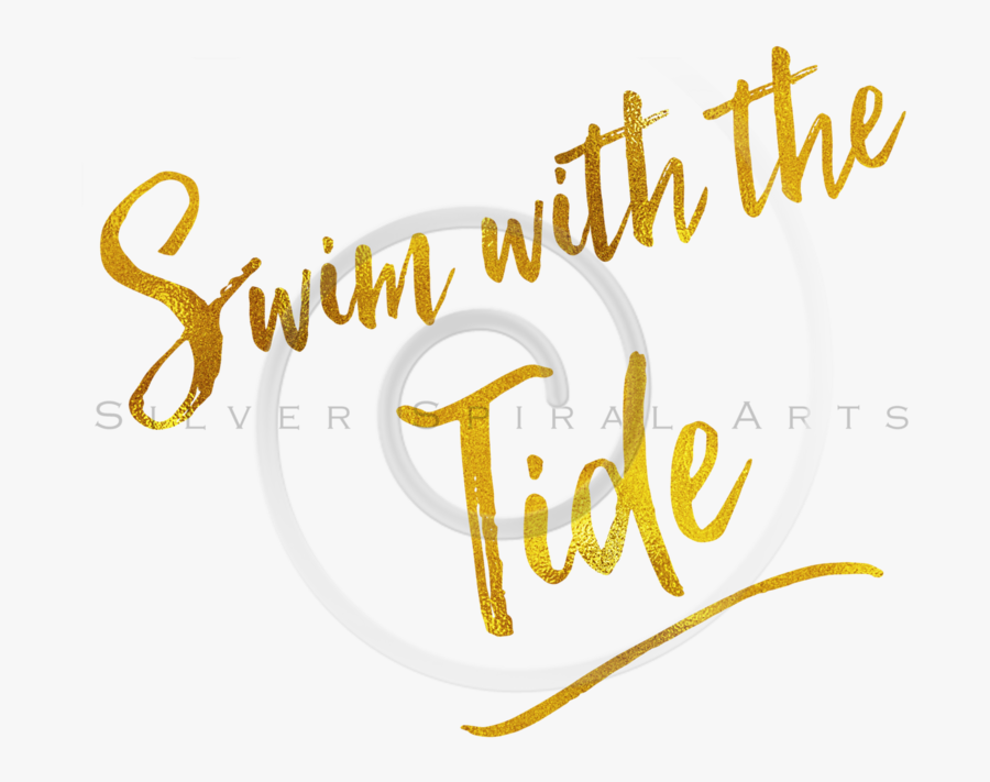 Transparent Foil Clipart - Calligraphy, Transparent Clipart