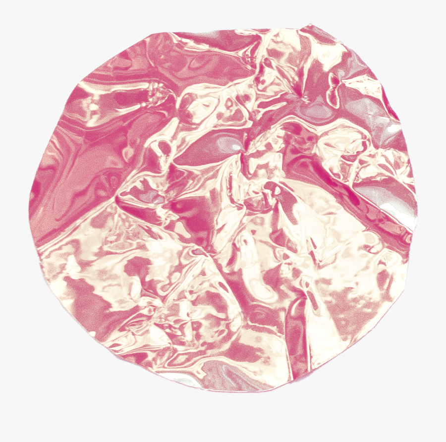 #pinkgold #pink #circle #foil #texture #frame #realistic - Circle, Transparent Clipart