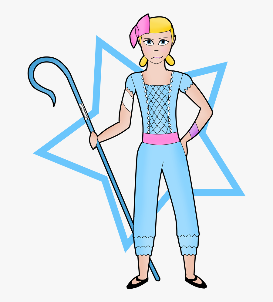 Blue Bo Peep Toy Story 4, Transparent Clipart