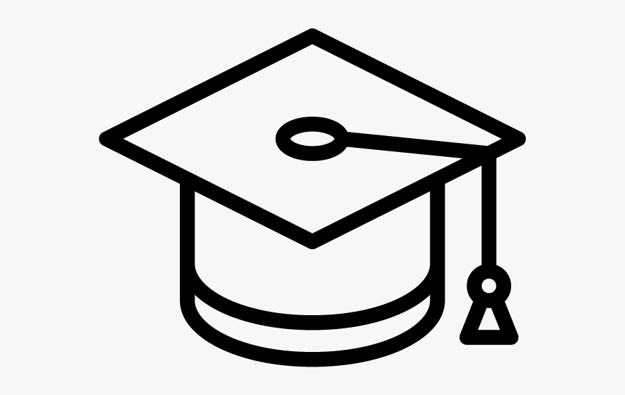 Graduation Hat - Icon Graduation Line, Transparent Clipart