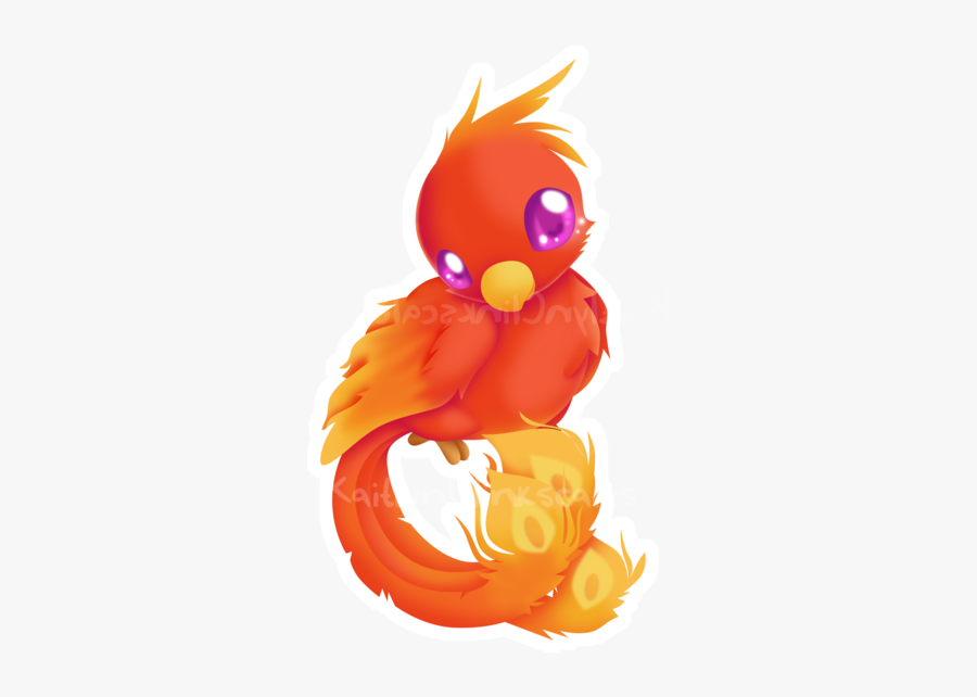 Cute Phoenix Clipart - Baby Phoenix, Transparent Clipart