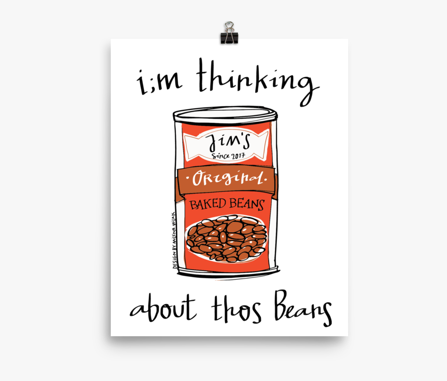 Transparent Baked Beans Png - Poster, Transparent Clipart