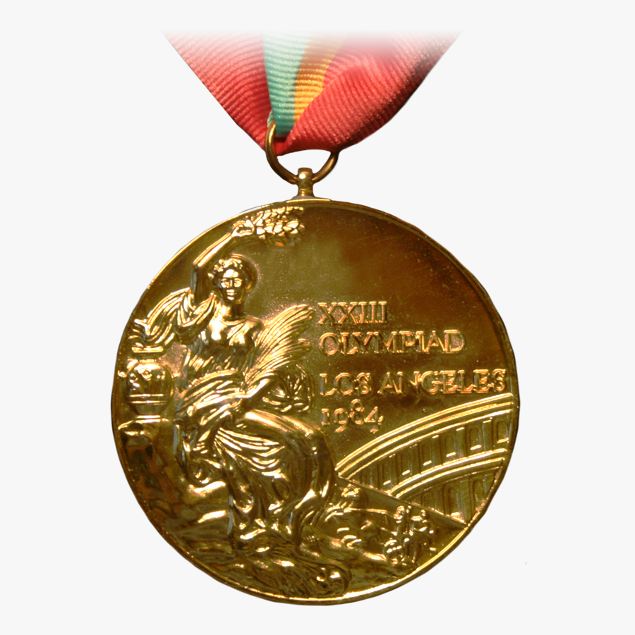 Transparent Olympic Gold Medal Clipart - 1984 Olympic Gold Medal, Transparent Clipart
