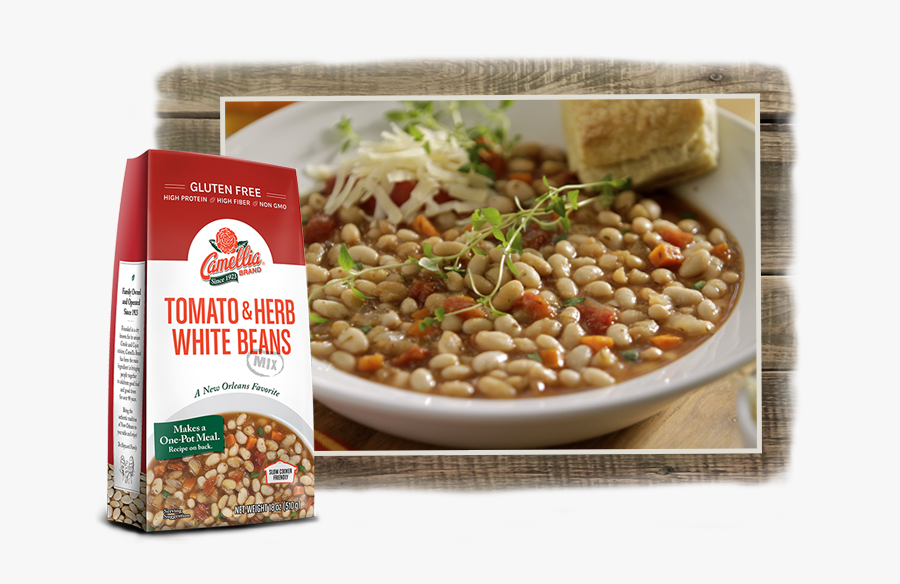 Hero Dinner Soup Mixes Tomato Herb White Beans - Vegetarian White Kidney Beans Slow Cooker Recipes, Transparent Clipart