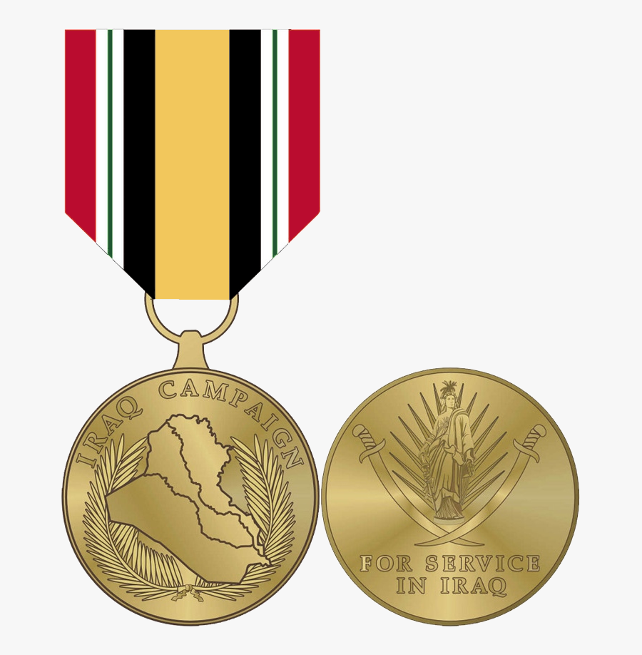 Medal,gold Medal,bronze Medal,silver Accessory - Iraq Campaign Medal, Transparent Clipart