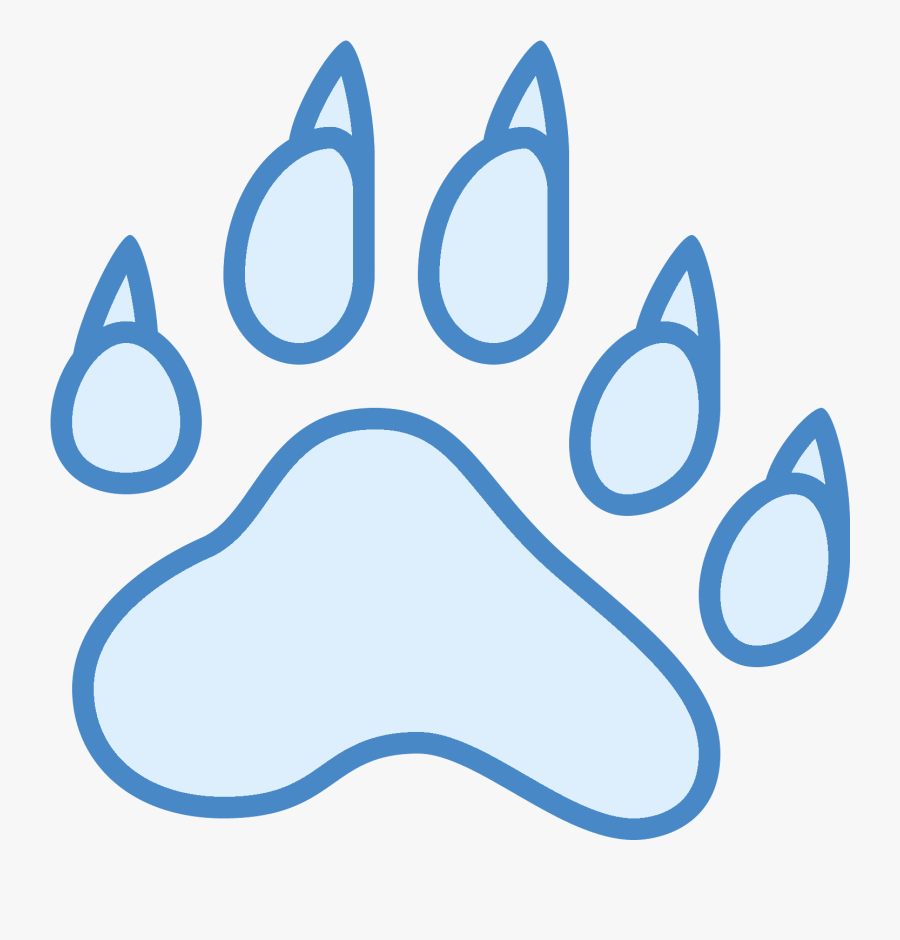 Claws Vector Bear Footprint, Transparent Clipart