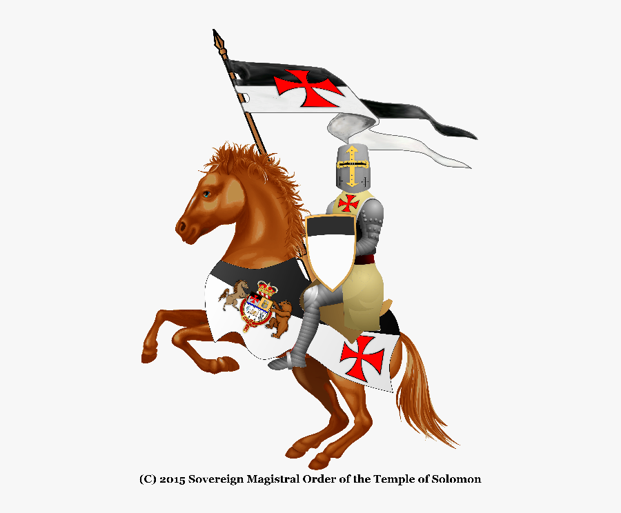 Secret Clipart Hidden Agenda - Knights Templar Heraldry, Transparent Clipart