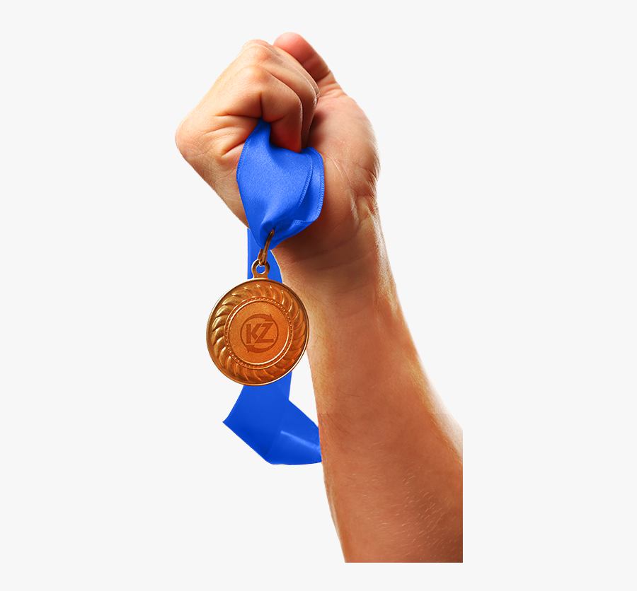 Bronze Medal - Medal On Hand Png, Transparent Clipart