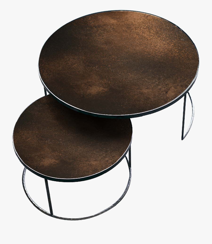 Set Of Round Coffee Tables, Transparent Clipart