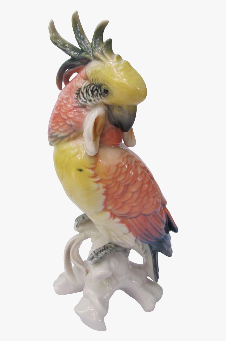 Vintage Ens Germany Cockatoo Figurine Found At Www, Transparent Clipart