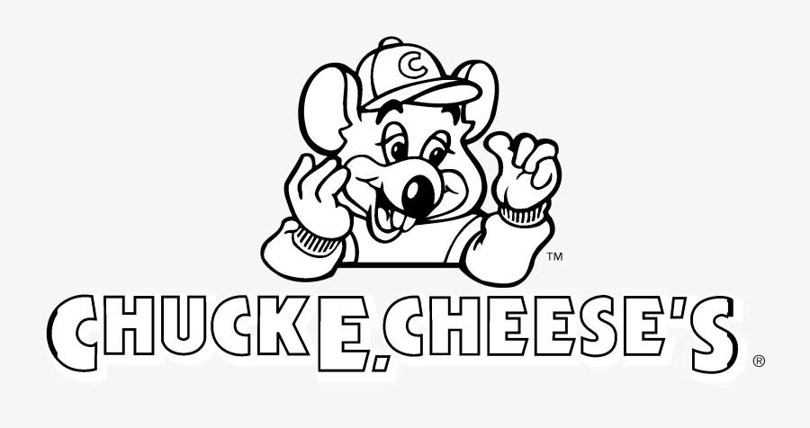 Chuck E Cheese"s Logo Black And White - Chuck E Cheese Coloring Page, Transparent Clipart