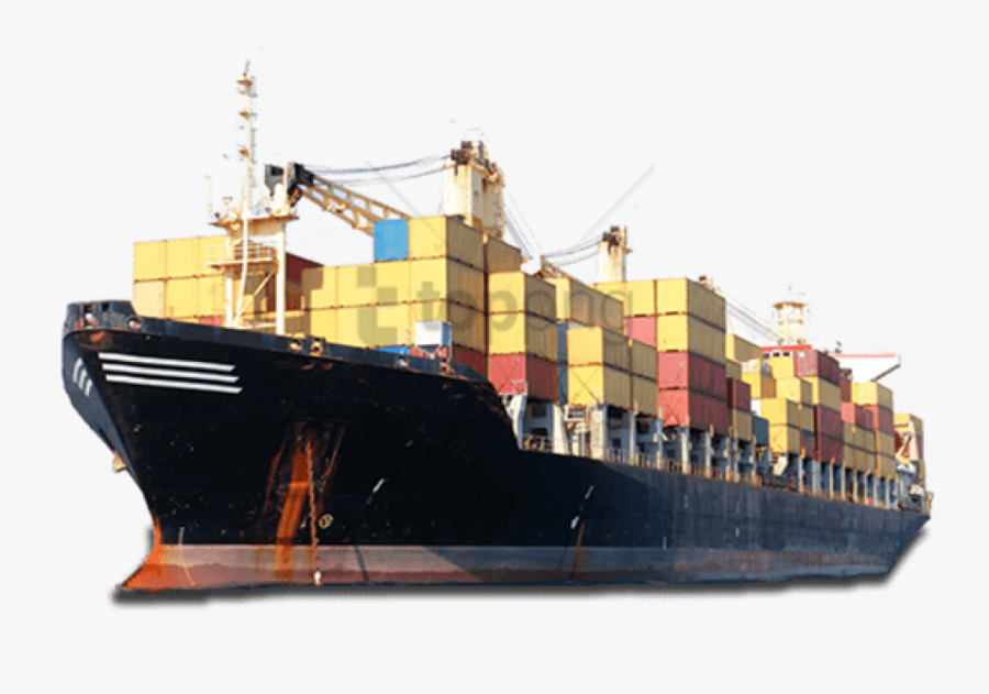 Cargo Ship In India, Transparent Clipart