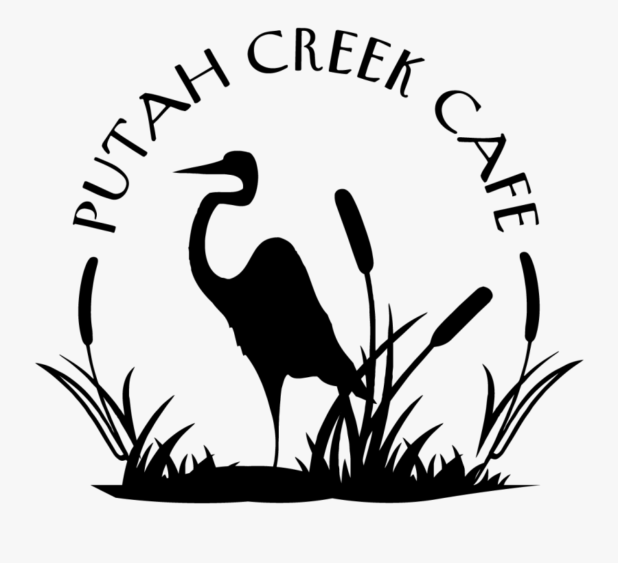 Putah Creek Cafe - Crane-like Bird, Transparent Clipart