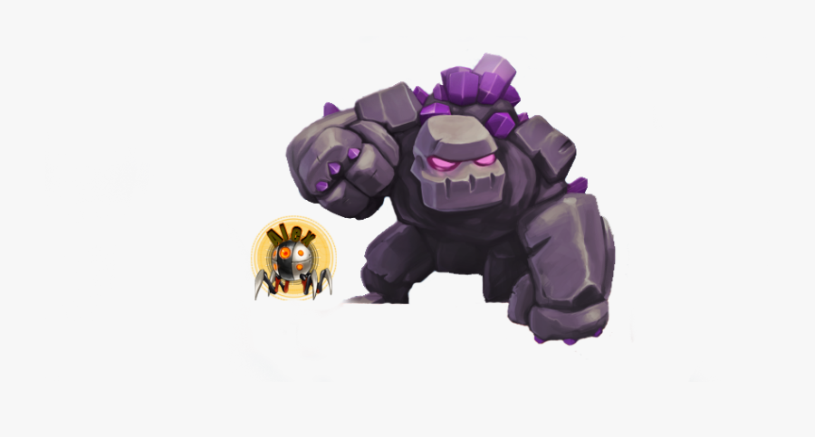 Download Clash Of Clans Golem Png - Clash Royale Golem, Transparent Clipart