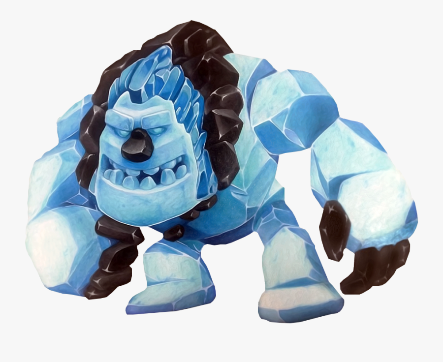 Transparent Clash Of Clans Golem Png - Ice Golem In Coc, Transparent Clipart