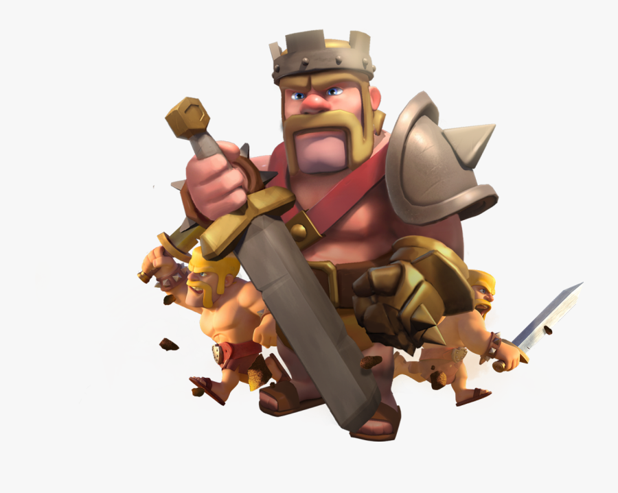 Clash Of Clans Clipart Barbarian King - Clash Of Clans Barbarian King, Transparent Clipart