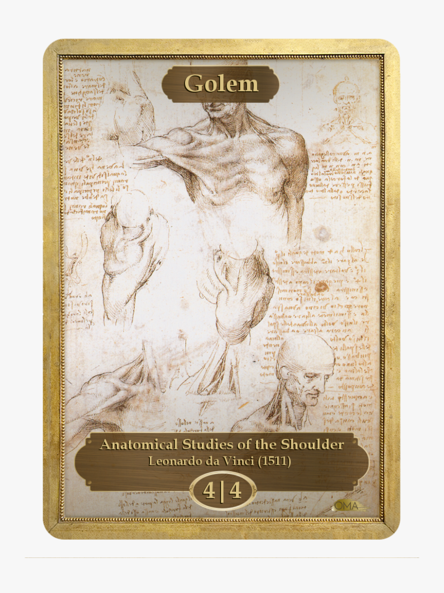 Golem Token By Leonardo Da Vinci, Transparent Clipart