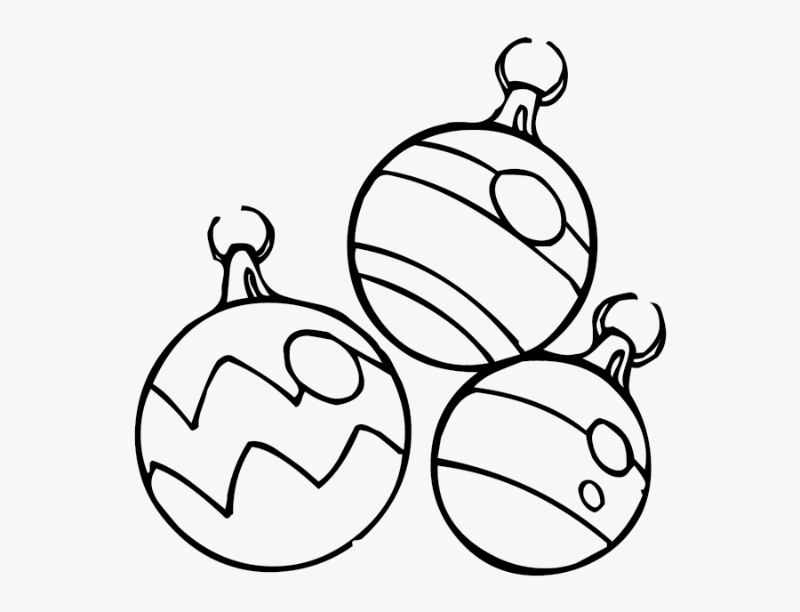 Christmas Ornaments Coloring Pages - Christmas Ornament Sketch Png, Transparent Clipart
