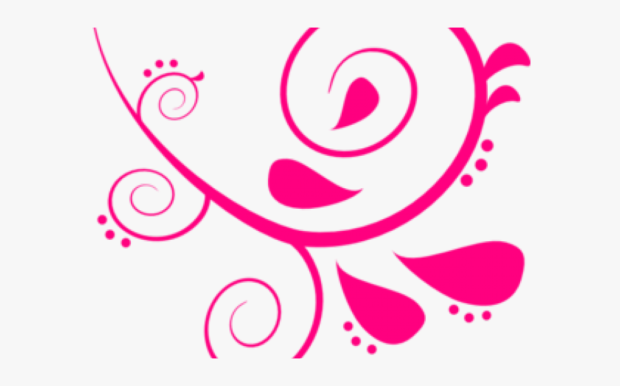 Floral Swirl Vector Png, Transparent Clipart