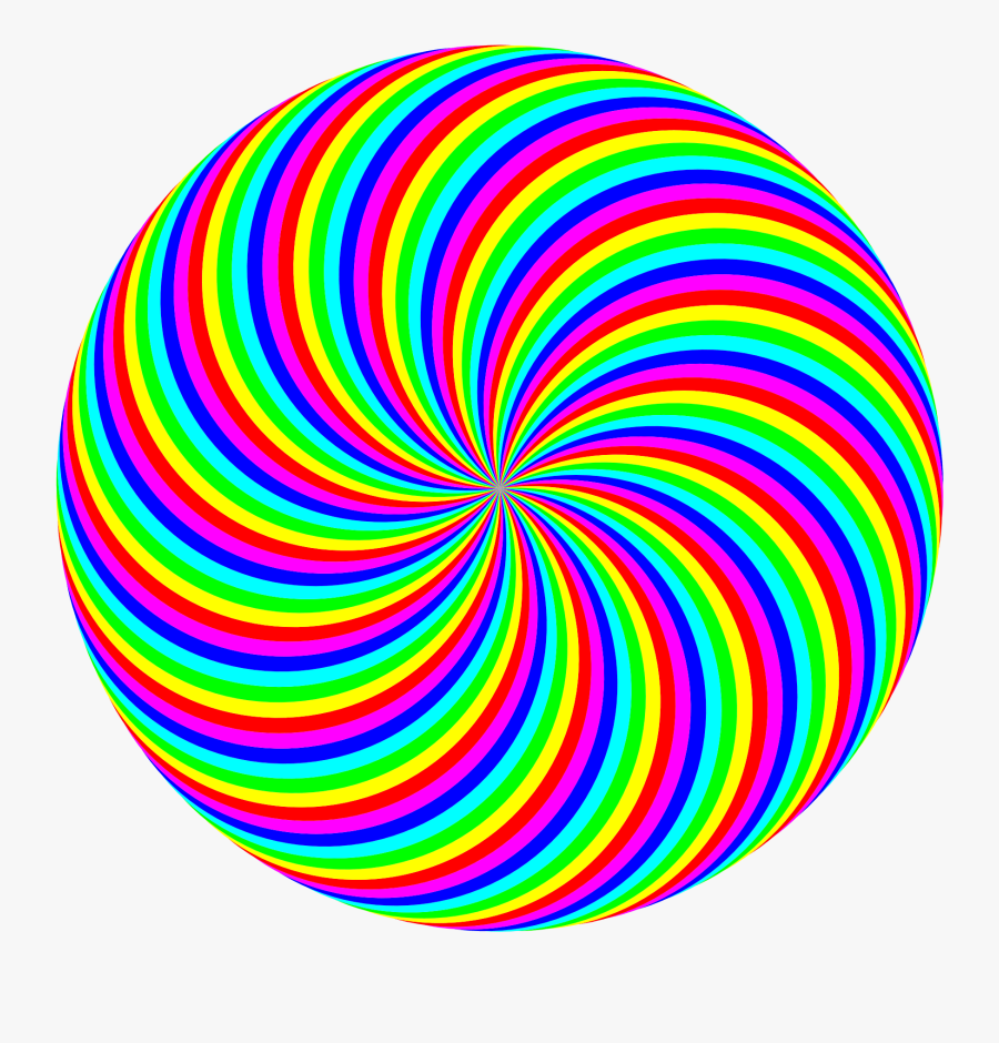 Swirl Of Color Clipart - Spin Phone To See, Transparent Clipart