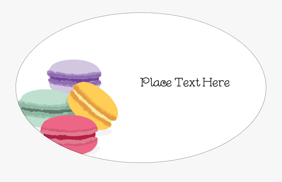 Clip Art French Macaron Template, Transparent Clipart