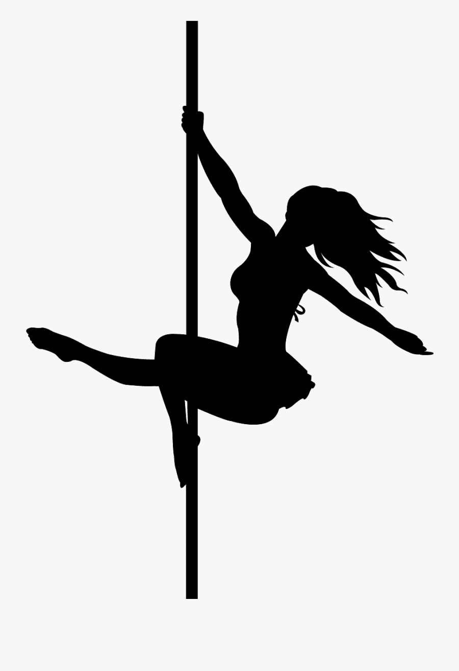 Pole Dance Silhouette Pink , Free Transparent Clipart - ClipartKey