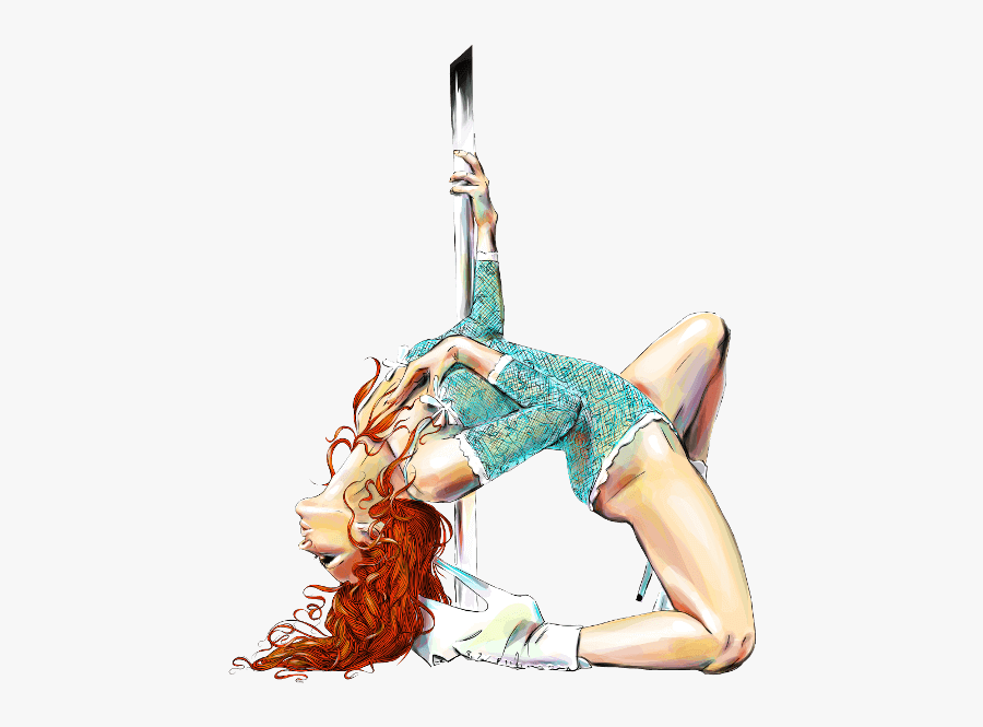 Pole Dancer Clipart, Transparent Clipart