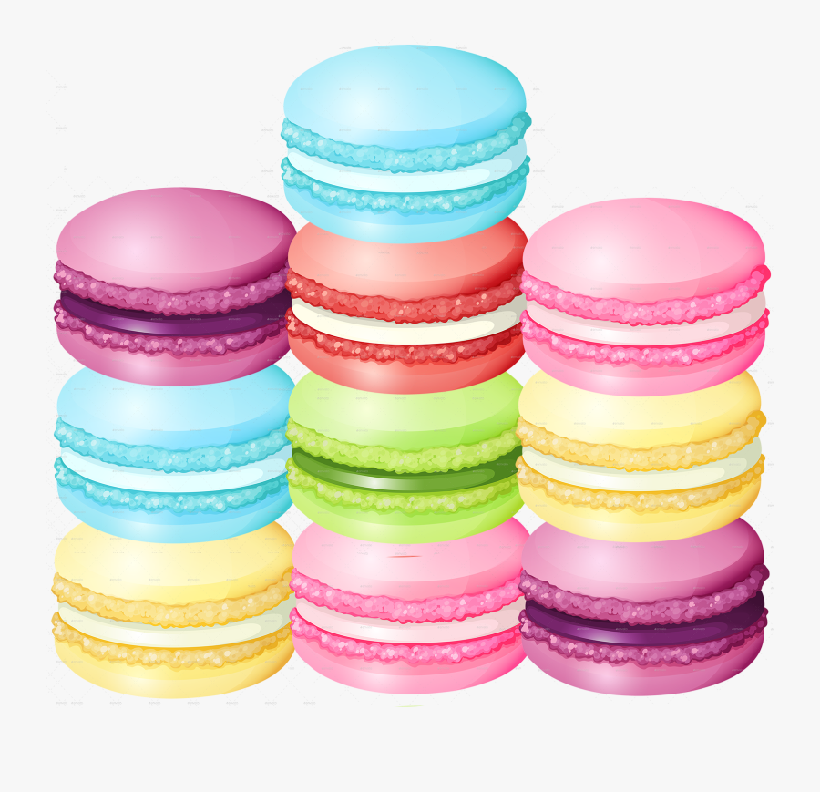 Macarons Clipart, Transparent Clipart