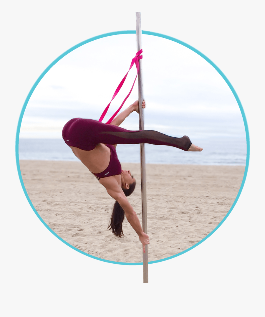 Transparent Deadlift Png - Resistance Band Pole Dance, Transparent Clipart