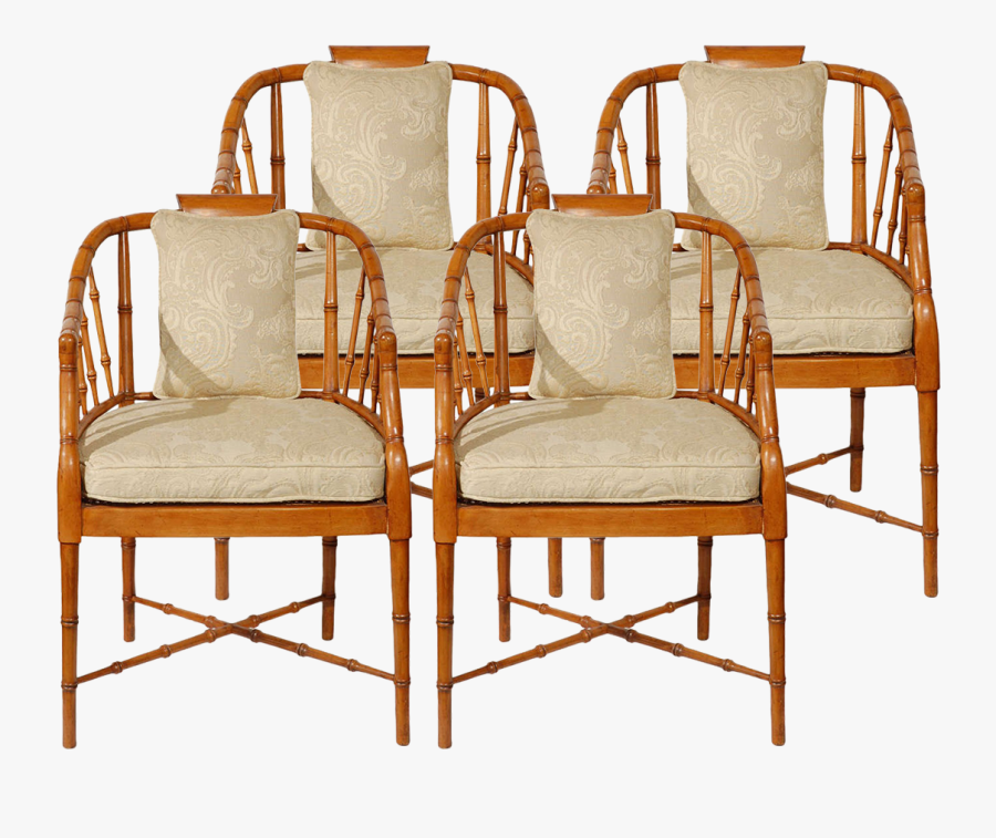 A Sleek Faux Bamboo Frame Takes Shape In The Classic - Chiavari Chair, Transparent Clipart