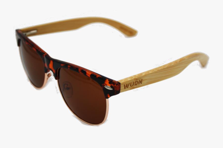 Women"s Tortoise Frame, Retroshade Bamboo Sunglasses - Sunglasses, Transparent Clipart