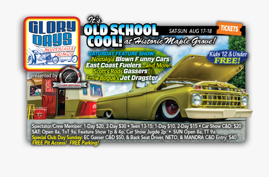 Transparent Top Fuel Dragster Clipart - Classic Car, Transparent Clipart