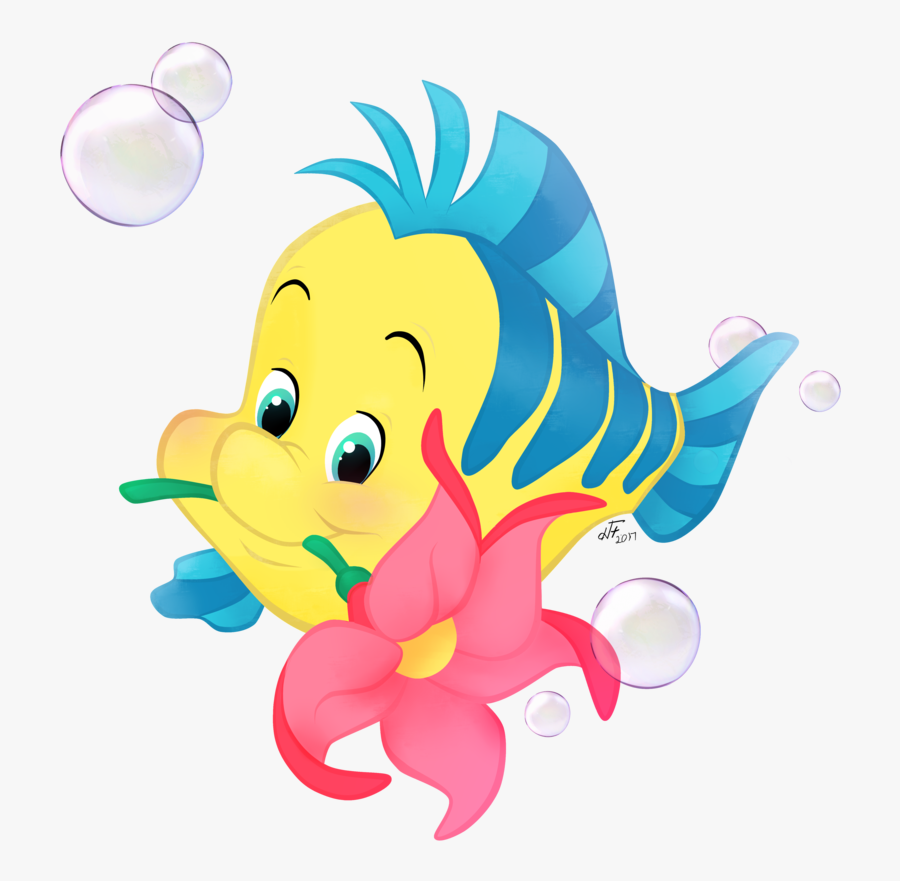 Flounder Little Mermaid Png , Free Transparent Clipart - ClipartKey