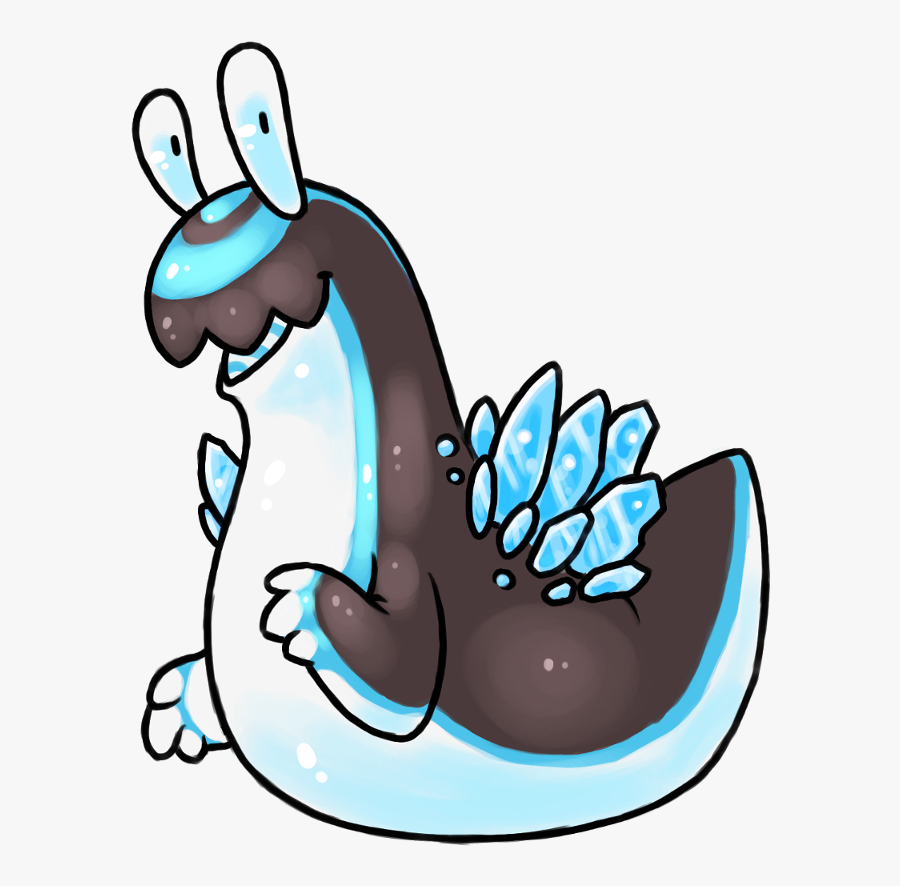 Blue Raspberry Rock Candy Taffy Slug, Transparent Clipart