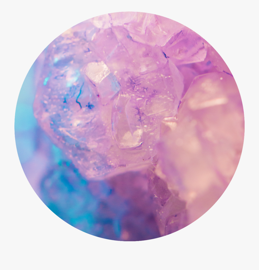 #gem #rockcandy #purple #blue #crystal #circle, Transparent Clipart