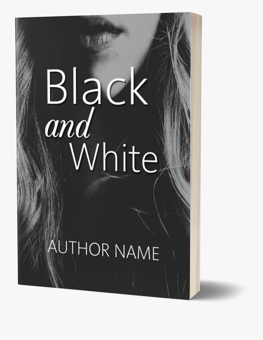 Free Template - Book Cover Template Black, Transparent Clipart