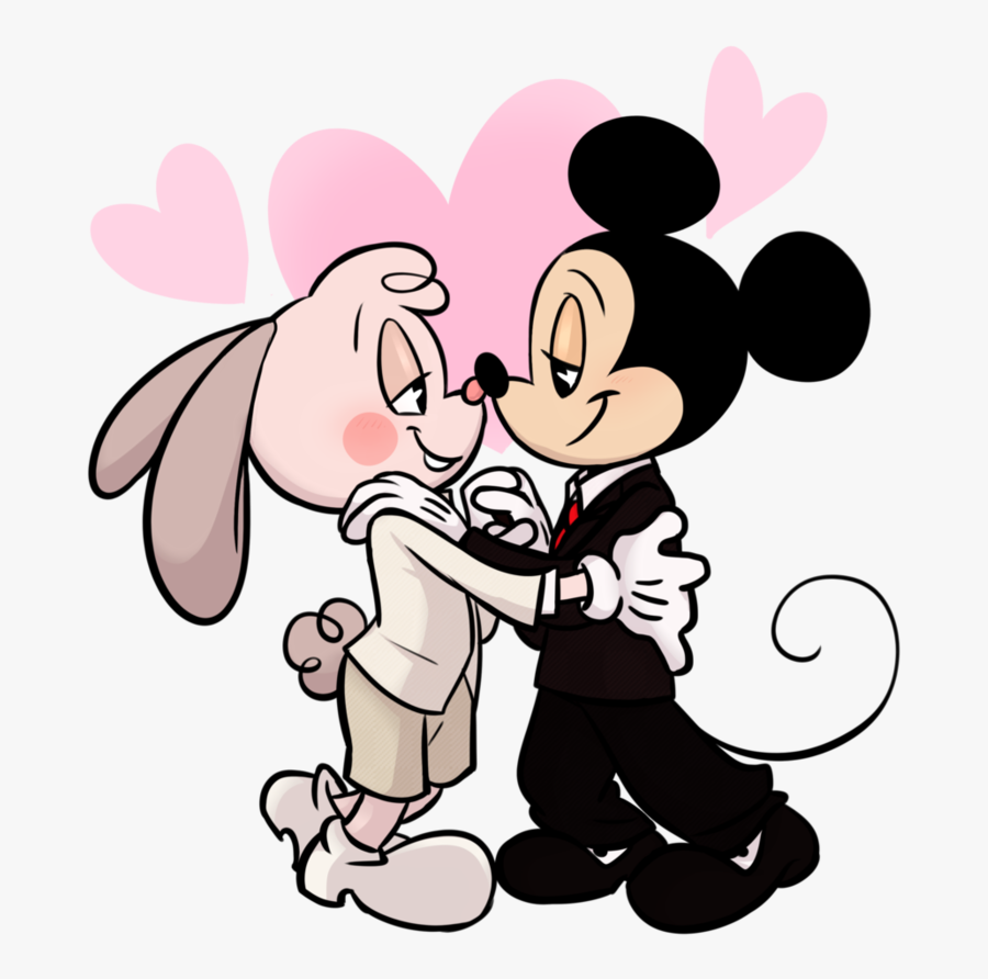 Mickey And Minty Dancing By Pukopop Disney Pictures, - Cartoon, Transparent Clipart