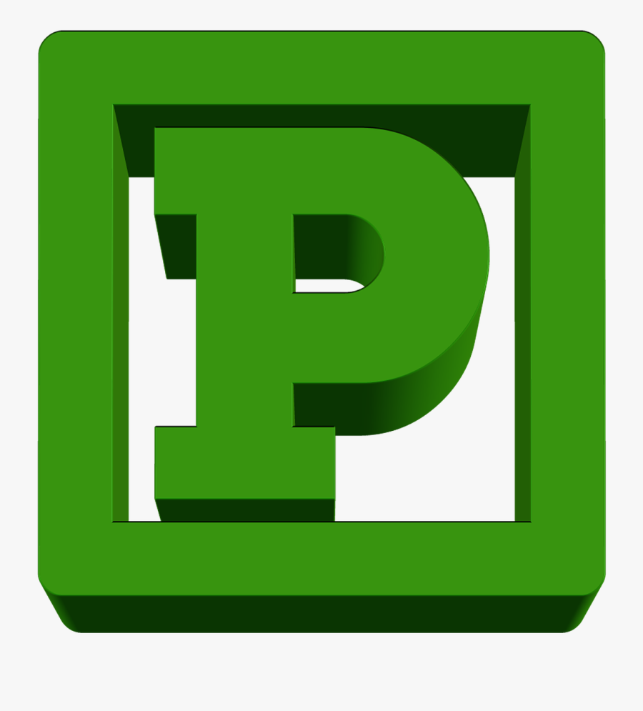The 5 P’s Of Risk Taking - 3 Dimensi Huruf P, Transparent Clipart