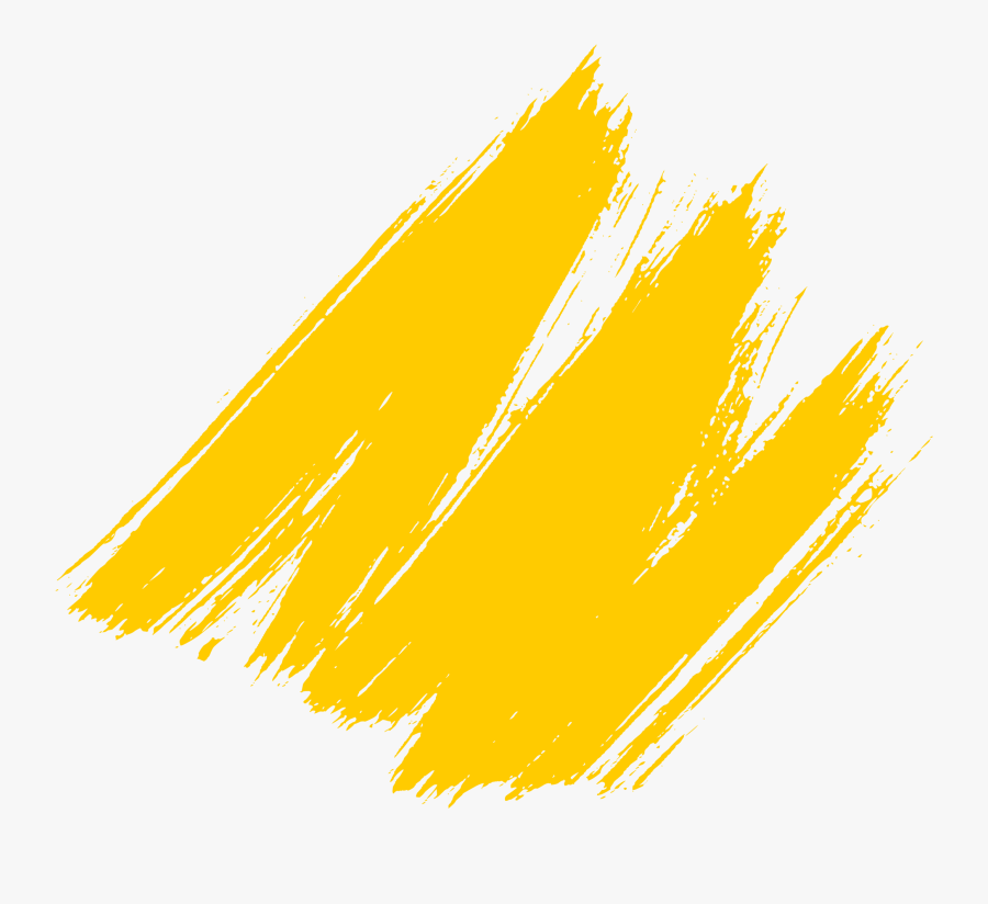 Yellow Png - Paint Brush Png Transparent, Transparent Clipart