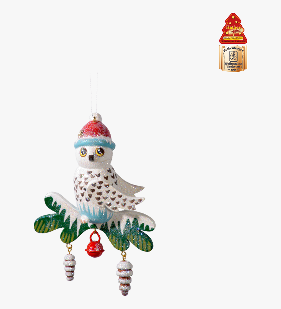 Transparent Snow Owl Png - Christmas Ornament, Transparent Clipart