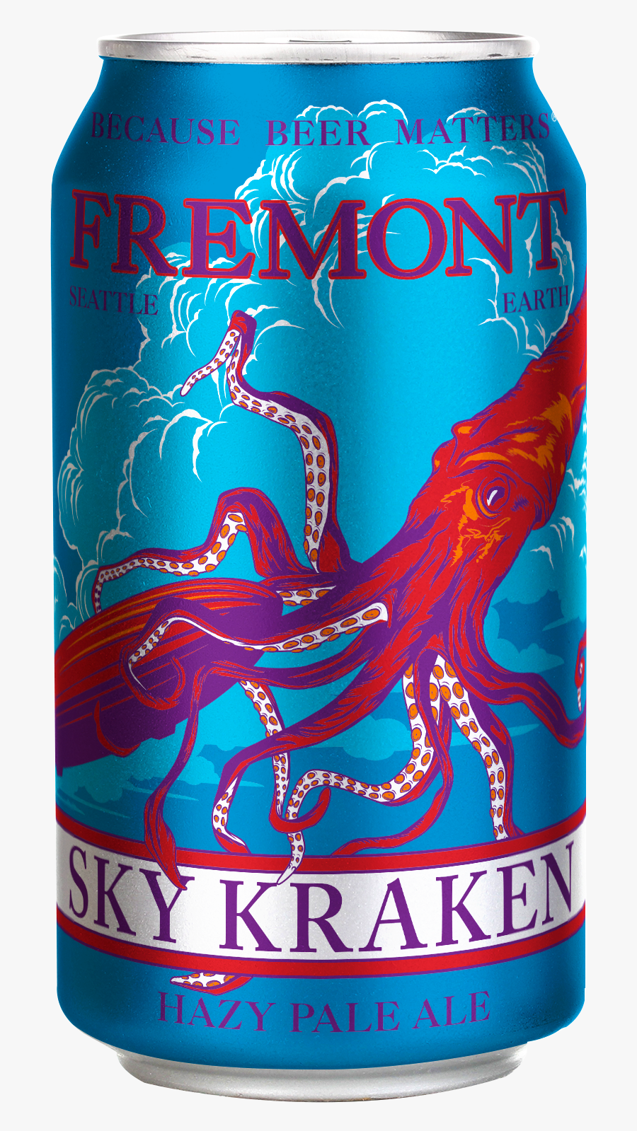 Fbc Sky Kraken 12oz Can - Sky Kraken Fremont, Transparent Clipart