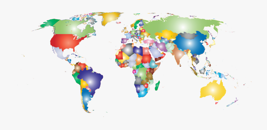 World,globe,map - Us And Argentina Map, Transparent Clipart