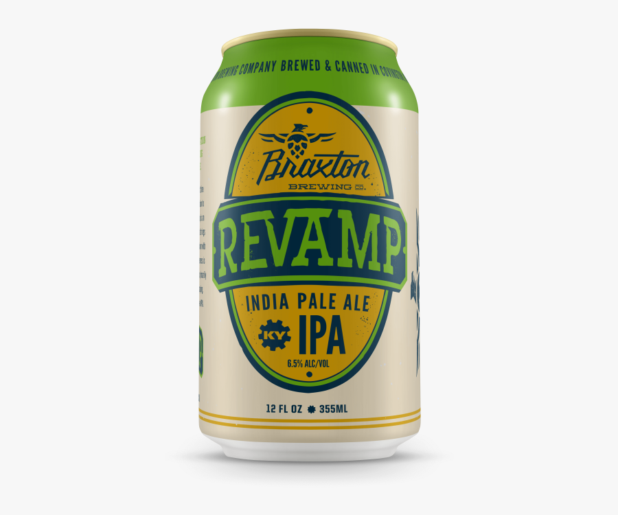 Revamp Can - Braxton Brewing, Transparent Clipart