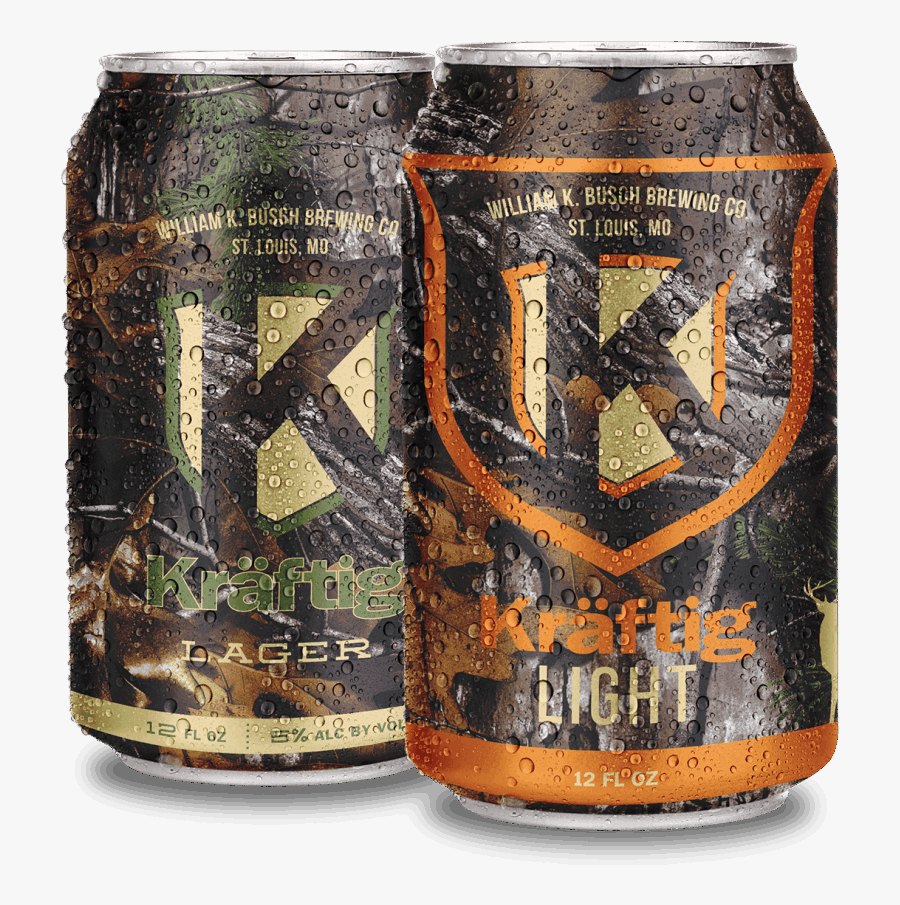 Camo Beer Cans - Ale, Transparent Clipart