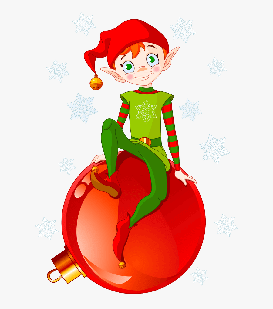 Christmas Elf, Transparent Clipart