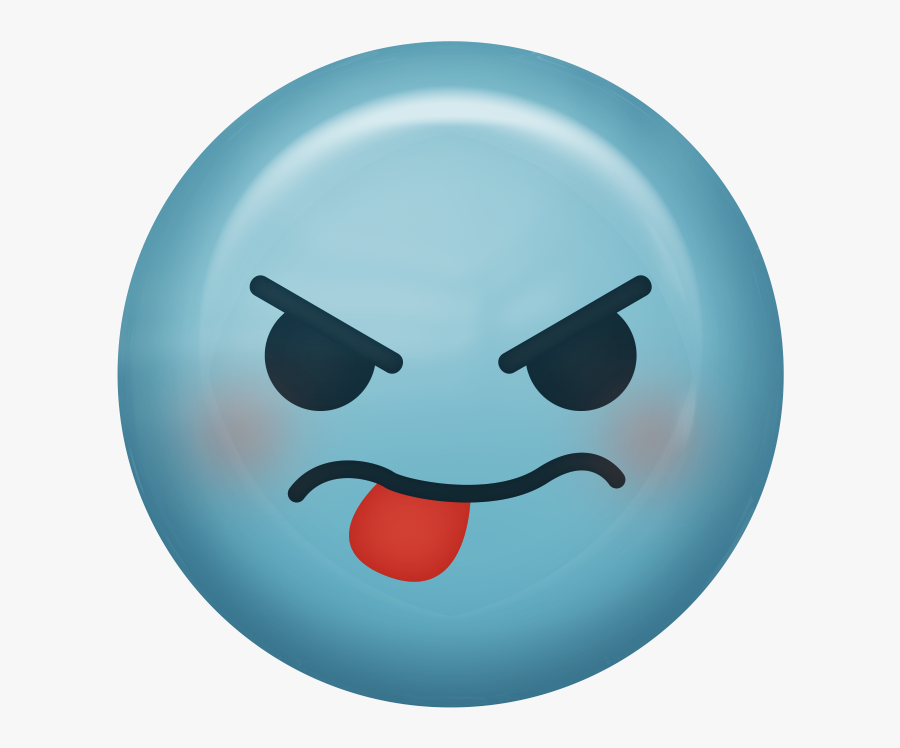 Feelings Clipart Emoji - Emoticon Desagrado Png, Transparent Clipart